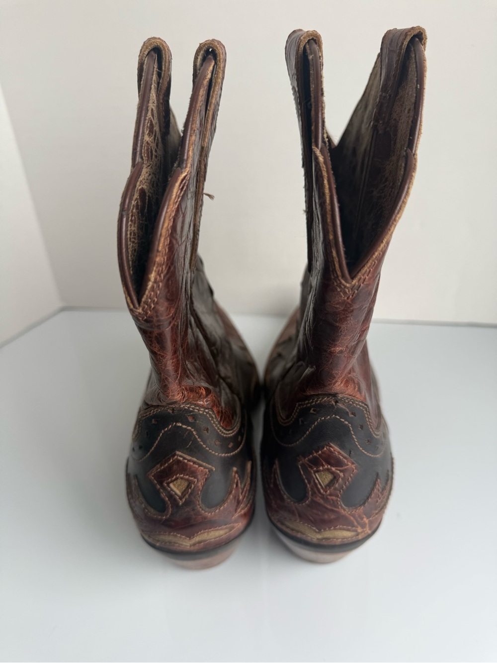 ARIAT Dahlia Womens Rodeo Brown Embossed Western Cowgirl Boots 9B - Picture 7 of 7